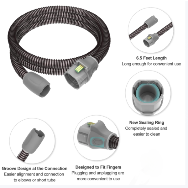 Heated Hose for Resmed Air Sense 10 and AirCurve 10,Replacement Heating Tube Compatible with Climate Line Air - 图片 4