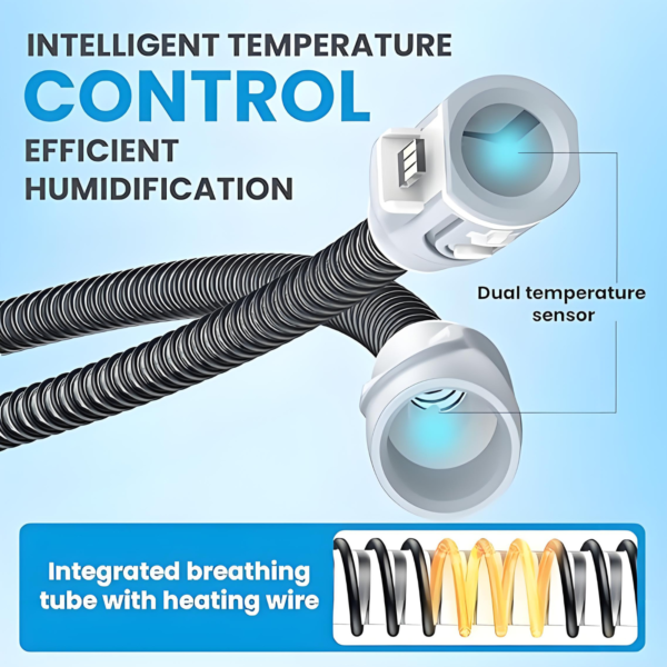 Heated Hose for Resmed Air Sense 10 and AirCurve 10,Replacement Heating Tube Compatible with Climate Line Air - 图片 6